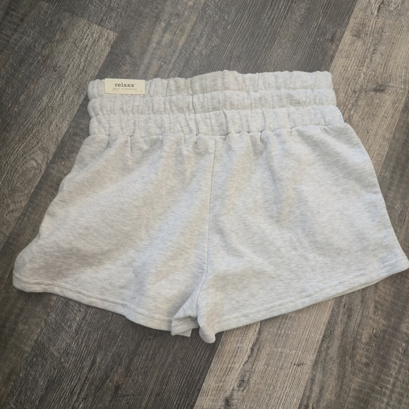 Relaxx Pants - Relaxx High-Waist Women's Lounge Shorts in Light Gray